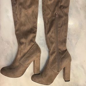 Heeled over the knee boots!